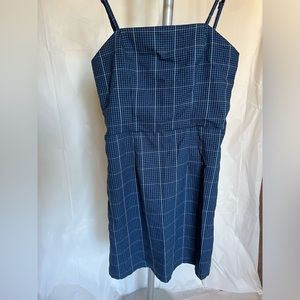 Blue Plaid Dress